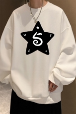华夫格卫衣圆领卫衣男大码长袖t恤男外套HW76368-P30，男装卫衣，电商A040