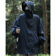 夏季连帽防晒衣男潮牌宽松防晒服外套户外防紫外线皮肤衣9257-p45，男装夹克，星座1008