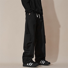 日系宽松阔腿裤美式街头弯刀裤休闲裤xz405-K2005-p5069.9，男装休闲裤，星座405
