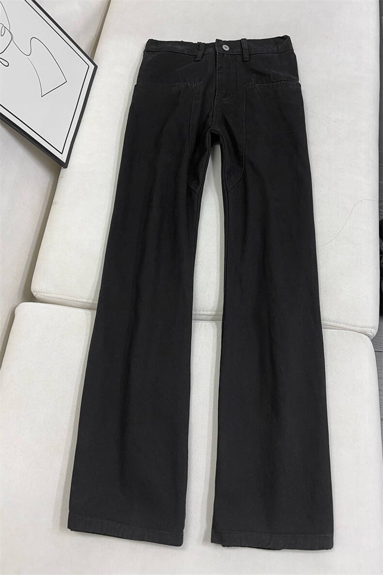 B221美式ins高街宽松直筒洗褪工装休闲牛仔裤LK25608-特P48控88,男装牛仔裤,电商B221