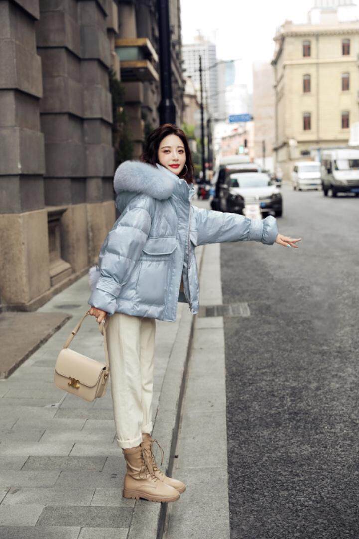 90绒羽绒服，女装羽绒服，卡西姆