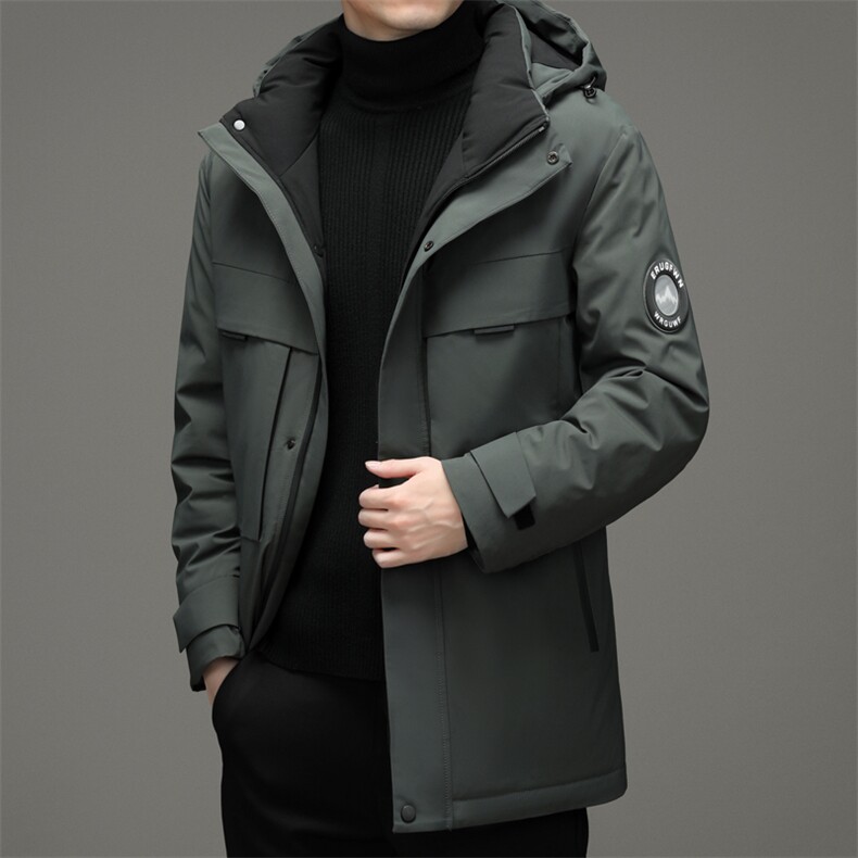 MYYL92128秋冬新款2023年男士休闲羽绒服加厚保暖夹克外套P280图片