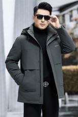B89472钱塘2020-3冬季厚款时尚休闲中年长款男士羽绒服P295，男装羽绒服，钱塘207-3