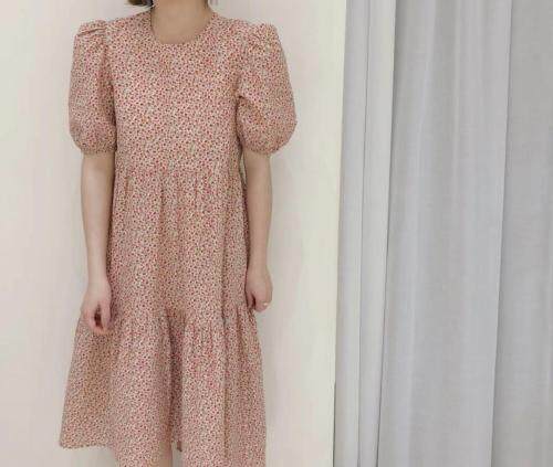 碎花连衣裙，女装连衣裙，EVE