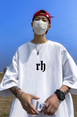 短袖T恤男夏美式潮牌体恤oversize五分袖设计感小众宽松百搭中袖，男装T恤，星座508（原C305）
