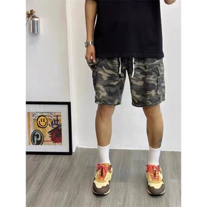 【有货】DA52-P40美式复古迷彩工装短裤男夏季高街大口袋五分裤图片