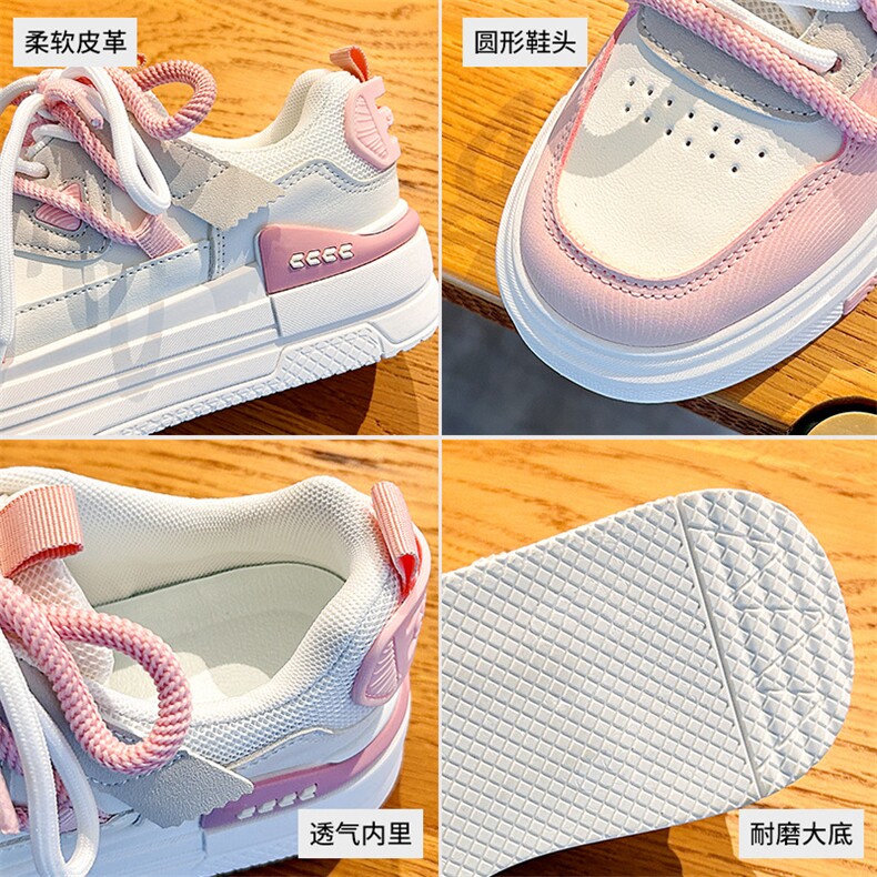 春季小白鞋新款韩版ins女学生增高厚底运动板鞋休闲鞋女,女鞋休闲鞋,电商A223