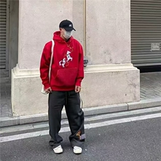 2026秋冬季男士卫衣加绒加厚保暖上衣宽松连帽休闲百搭外套大码潮，男装棉衣，星座506A