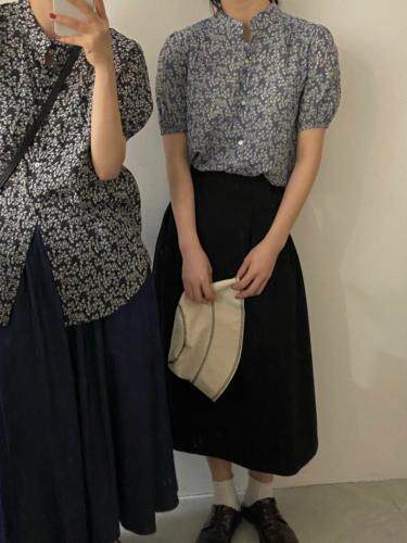 韩娃娃碎花小衫，女装，HJ