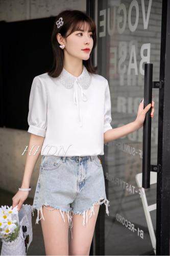 【现货】夏季新款女装时尚大方短袖小衫，女装，红火丹妮