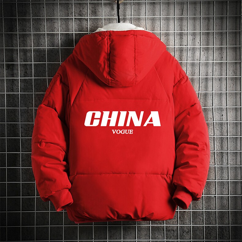 MY16001-P100加厚加绒连帽衣男大码服男面包服男网格挂拍,男装棉衣,电商A040A