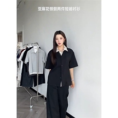 网络图慎用图片只做展示大货已到翻领假两件衬衫DCS78045P65控98，男装衬衫，星座226-2