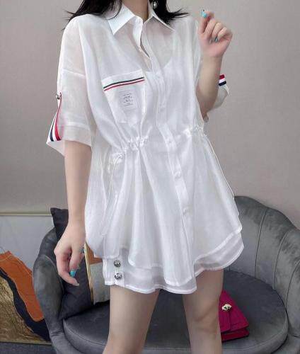 天丝短裤套装，女装职业装，洣琳萱