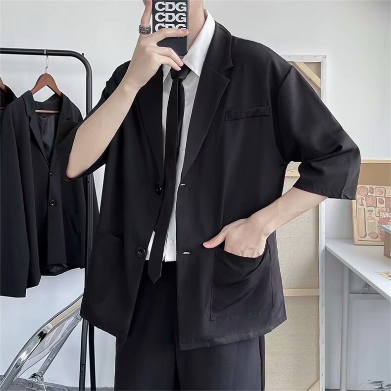 七分袖男士休闲西装外套X530P38,男装西服,星座1116-2