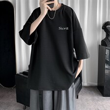 Q11098-P30春夏季七分袖t恤男大码五分袖男短袖中袖，男装T恤，电商A040