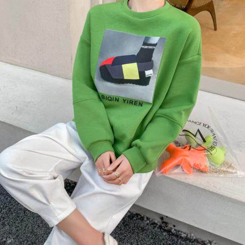 空气层圆领卫衣，女装卫衣/绒衫，碧沁伊人