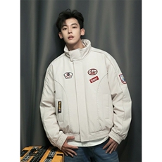 1506-1/MA401/P84立领棉服男冬季潮牌加厚保暖情侣棉衣棉服外套，男装棉衣，星座1506-1