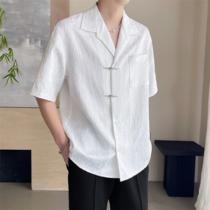 轻熟风~2025夏季新款薄款中袖衬衫 C319/P55图片