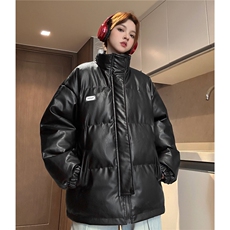 中性2025冬装宽松皮棉衣冬季宽松棉服袄情侣加厚外套男S271-P128，男装棉衣，电商A233-1