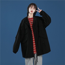 F1029/P45现货防晒衣中性风夏季户外薄款工装夹克男女大码外套衫，女装风衣，电商A141