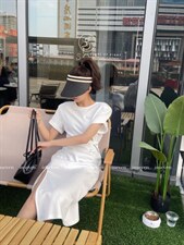 夏季新款T恤连衣裙，女装T恤，INSEVEN