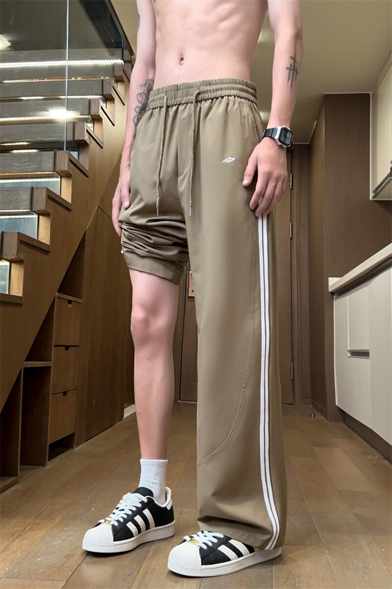 ！2026夏季新款男士冰丝休闲裤垂感百搭直筒裤Y1698特P25,男装休闲裤,电商B220
