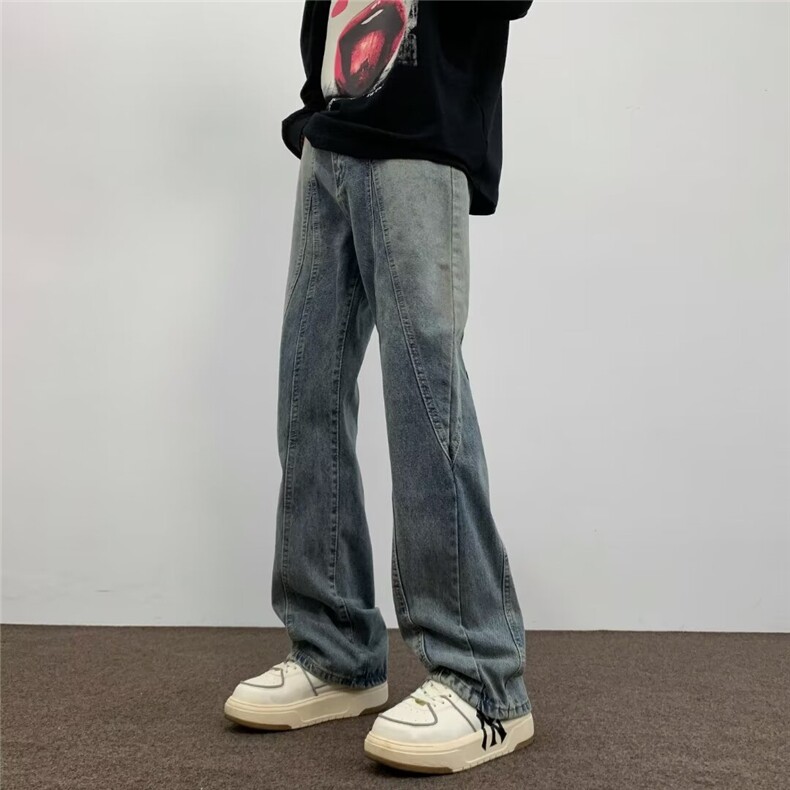 2024美式牛仔裤男款春季长裤潮 B8222 P45图片
