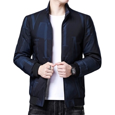 A931369加厚立领帅气羽绒服男式修身男士外套冬季潮流P165，男装棉衣，电商B360