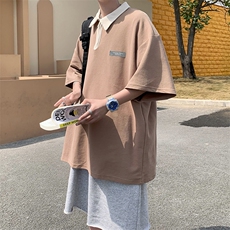 T311-P35美式220克学院风polo短袖，男装T恤，星座1501-1
