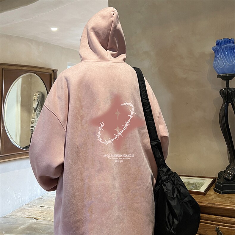 抖音供货、重磅显瘦卫衣秋连帽宽松D223A-DY-LPWY718-特p50,男装卫衣,电商019-1