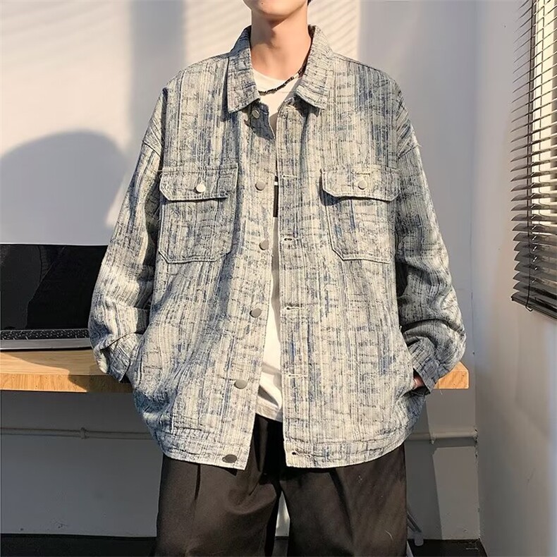 秋季青春流行男夹克文艺潮外套J2326P68,男装夹克,星座1116-2