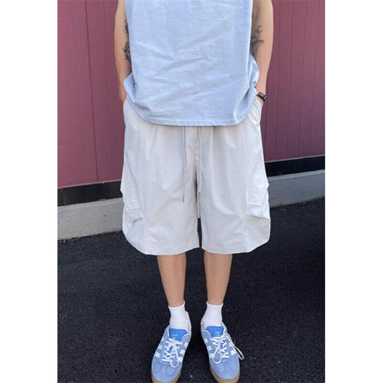 美式工装伞兵短裤男夏季宽松阔腿潮流百搭休闲五分裤子KDK01,男装牛仔裤,星座1116A（原606A-3）