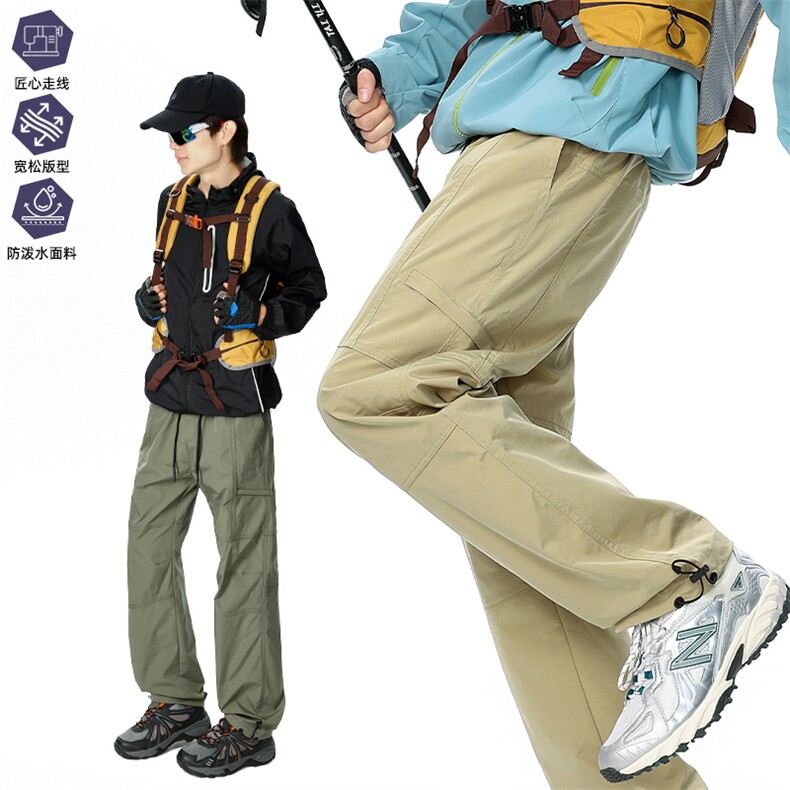 美式机能冲锋裤男款春秋工装裤子户外运动登山裤AK019-P50图片