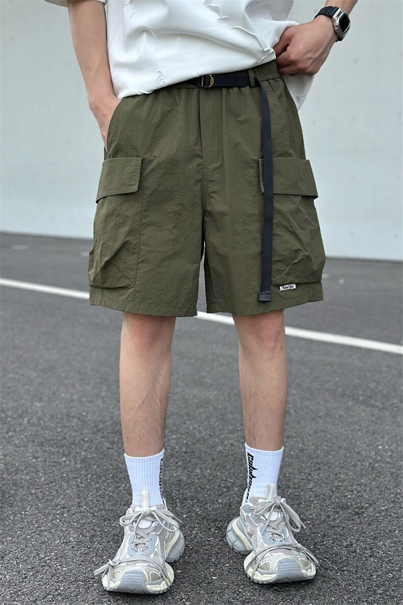 大口袋美式机能工装短裤男宽松运动休闲裤A329-K951-P48,男装休闲裤,电商A329