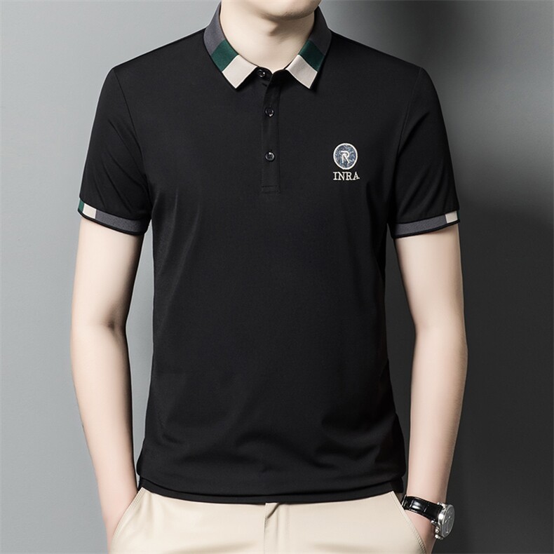 2024夏季新款短袖T恤男上衣薄款休闲宽松半袖polo体恤衫SW533-P65,男装Polo衫,星座1105-3