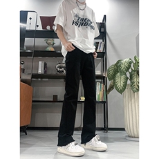 主推货足渐变修身大码直筒微喇毛边牛仔裤K860-K861-K866-P50，男装牛仔裤，星座205