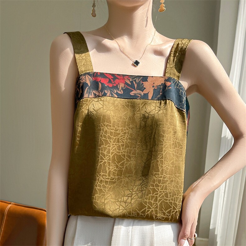 吊带背心女内搭洋气外穿小衫显瘦百搭打底上衣，女装背心吊带，绒宛羊绒