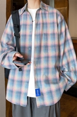 美式做旧贴布边衬衫小香风外套夹克A071-C70-P55，男装夹克，电商A071