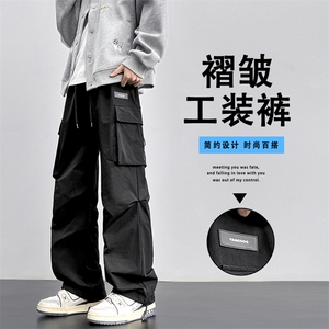 机能百搭工装裤秋冬款直筒休闲长裤K211常规特批38图片