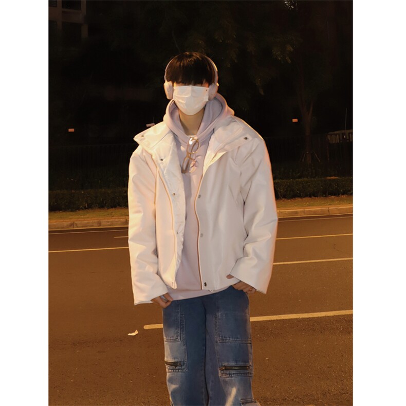 （自家图）棉衣男冬季新款宽松加厚ins潮纯色棉服MA118-P100,男装棉衣,星座1109-3