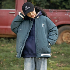 2026冬季新款男日系潮牌纯色刺绣白鸭绒羽绒服加厚外套YR38-F219，男装羽绒服，电商A101（原外27）