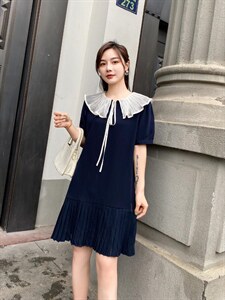 夏装新款连衣裙,女装连衣裙,依秀丽语