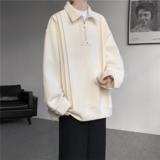 现货WY10167-特P45控88新款高品质大码百搭宽松半拉链卫衣男，男装卫衣，电商A059