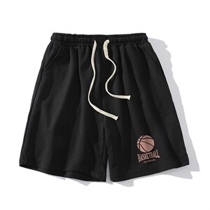 MK37237-P15 冰丝短裤男士大码宽松休闲五分裤男运动中裤图片