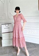 【现货】2022夏季新款韩版碎花雪纺连衣裙，女装连衣裙，珍·洛曼