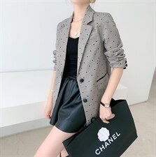 秋款小爱心西装，女装西装，千格万姿