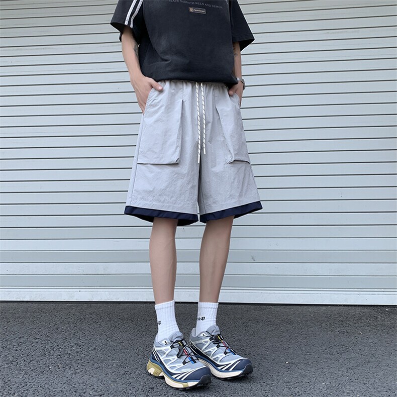 夏季新款直筒休闲工装短裤户外运动五分裤男运动短裤,男装牛仔裤,星座1206（原A206）