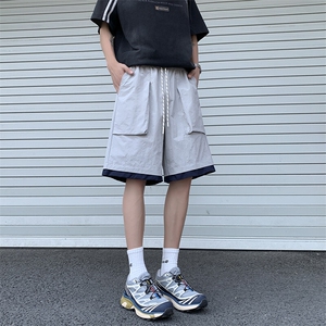 夏季新款直筒休闲工装短裤户外运动五分裤男运动短裤图片