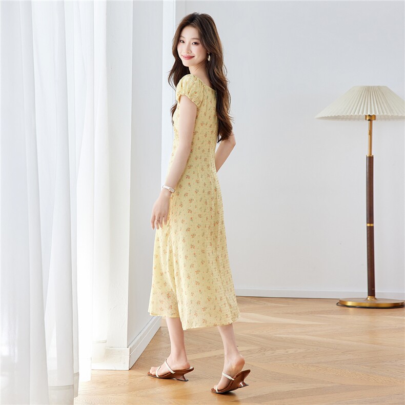 现货！2026年夏季新碎花连衣裙女,女装连衣裙,慕咨