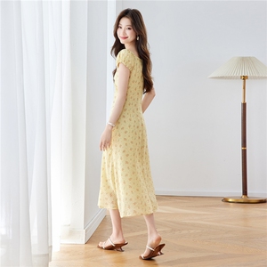 现货！2026年夏季新碎花连衣裙女图片